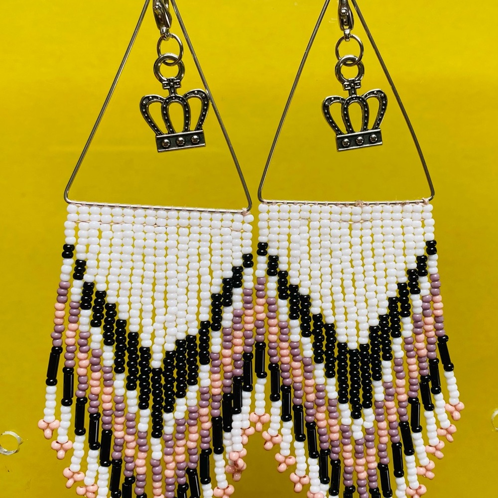 Handmade beaded earrings